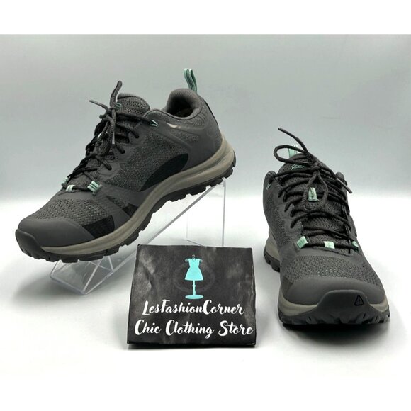 Keen Shoes - Keen Women's Steel Gray Ocean Wave II Waterproof Hiking Shoes Size 7.5 3218